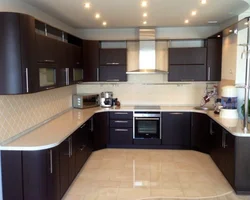 Corner kitchens furniture and interior