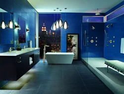 Blue bath pictures