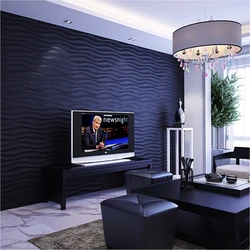 3 d panels for walls in the living room interior