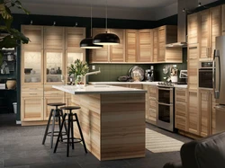 IKEA cabinets in the kitchen interior