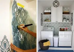 Kitchen design with water-based paint