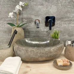 Bathroom Design Stone Sink