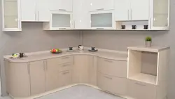 Beige gloss kitchens photo