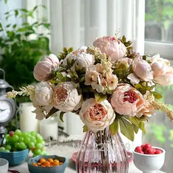 Flowers in the kitchen photo in the interior