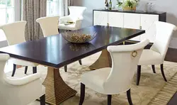 Table and chairs for kitchen interior design