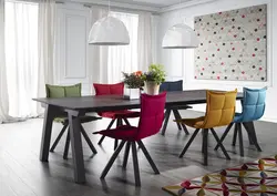 Table and chairs for kitchen interior design