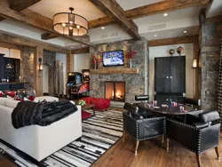 Chalet Ichki Yashash Xonasi