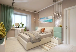 Bedroom design 11 square meters with balcony