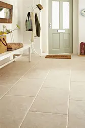 Tiles in a small hallway on the floor photo in an apartment