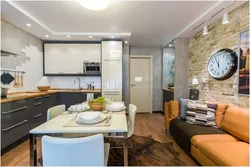 Divan bilan 14 kv m zamonaviy uslubda oshxona dizayni
