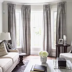 Decoration curtains living room design photo