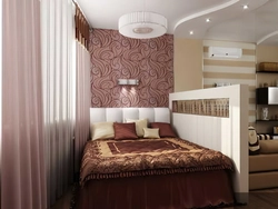 Bedroom With Two Zones In One Room Photo
