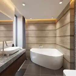 Bathroom in different photo styles