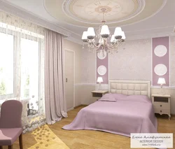 Bedroom In Beige Pink Tones Design