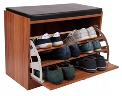 Hallway With Shoe Boxes Photo