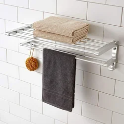 Bathroom towel rack design