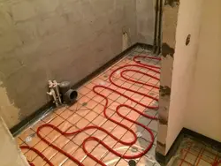 Цёплая падлога ванна фота