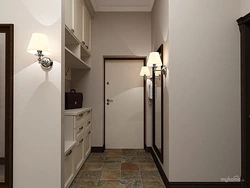 Hallway design with 4 doors photo