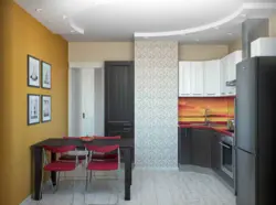 Photo of a kitchen in a 3-room panel house