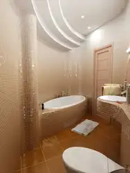 Kiçik bir vanna otağı fotoşəkil dizaynı üçün tavan