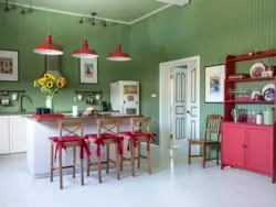 How to paint a kitchen what color photo