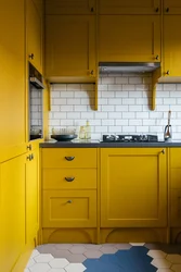 Mustard kitchen design
