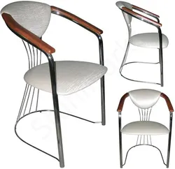 Photo of metal kitchen chairs