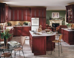 Cherry blossom in the kitchen interior