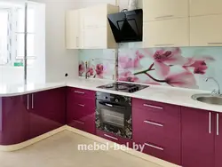 Вишневый цвет в интерьере кухни