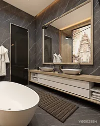 Luxury bathroom interior