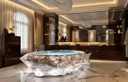 Luxury bathroom interior