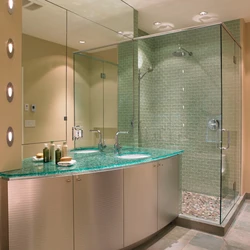 Glass bath photo room