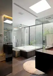 Glass bath photo room