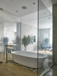 Glass bath photo room
