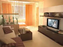 Design bedroom living room 14 meters