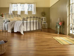 Linoleum interior bedroom