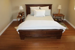 Linoleum interior bedroom