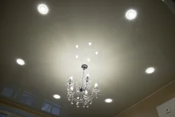 Suspended ceilings how to arrange lamps photo bedroom