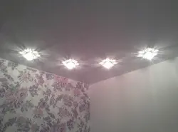 Suspended ceilings how to arrange lamps photo bedroom