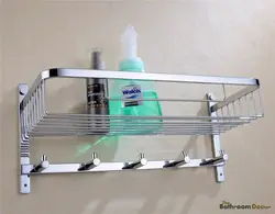 Stainless Steel Bathroom Shelves Photo