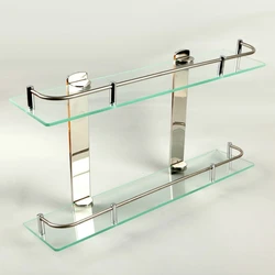 Stainless Steel Bathroom Shelves Photo
