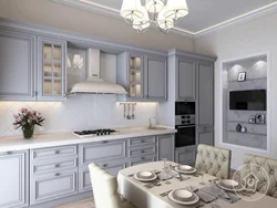Corner kitchens neoclassical design photo