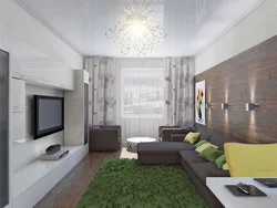 Living room 14 meters design