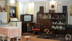 Soviet living room interior