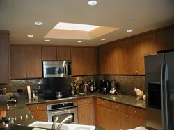 Recessed ceiling lights for the kitchen photo