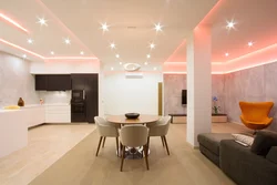 Чароғҳои шифт recessed барои акс ошхона