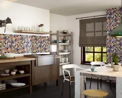 Kitchens in patchwork style photo