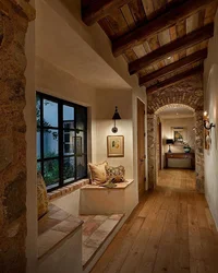 Hallway in the interior of the house photo