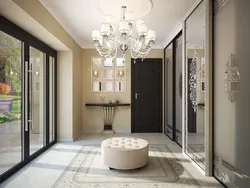Hallway in the interior of the house photo