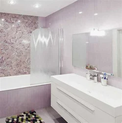 Bathroom in pastel colors photo